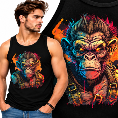 TANK TOP ZWIERZĘTA  BAD MONKEY 4